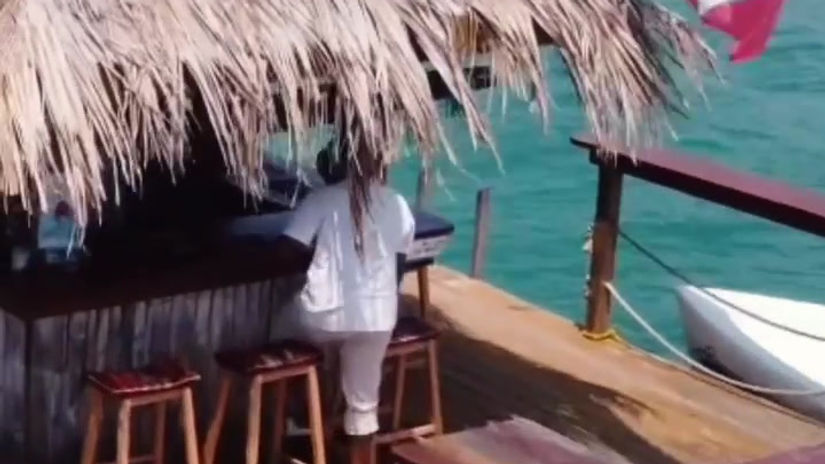 Antigua Floating Bar